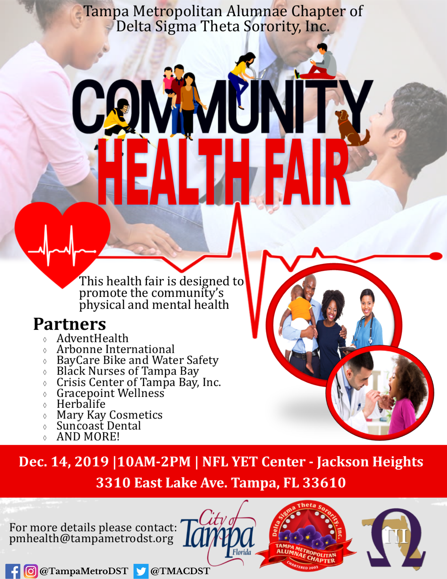 Physical and Mental Health Community Health Fair Tampa Metropolitan Alumnae Chapter